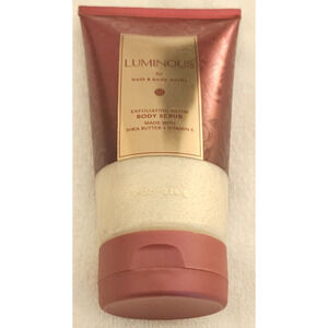 BATH & BODY WORKS LUMINOUS EXFOLIATING GLOW BODY SCRUB W/SHEA BUTTER & VITAMIN E